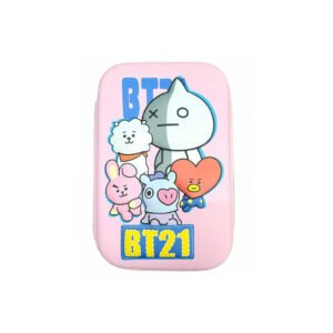 Paper Bear BT21 BTS Art Canvas Pencil Box Pouch - Knapdirect
