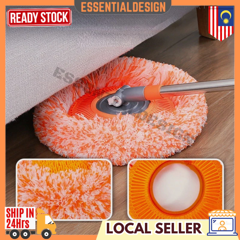 Sunflower mop longer Ceiling Fan Duster Absorb Dust mop180cm Adjustable Telescopic Removable Washable Super Cilia Superfine Fiber Wall Cabinet Window Clean tool - Knapdirect