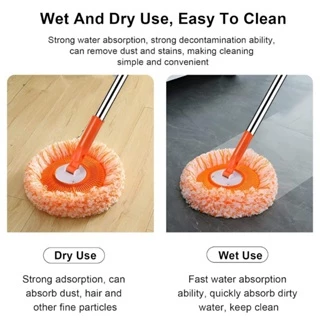 Sunflower mop longer Ceiling Fan Duster Absorb Dust mop180cm Adjustable Telescopic Removable Washable Super Cilia Superfine Fiber Wall Cabinet Window Clean tool - Image 4