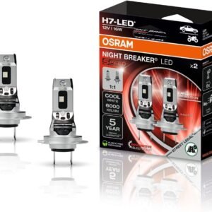 OSRAM Night Breaker LED Speed H7, LED-Fern- und Abblendlicht mit Straßenzulassung, 6000 K, schnelle Installation, kein mechanisches Zubehör erforderlich, LEDEC02 integriert [Energieklasse A]. - Knapdirect
